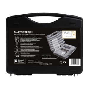 NEXDIAG – NexPTG – PRO – Carbon Edition – Professionele Lakdikte Meter Met Officieel Kalibratie Certificaat