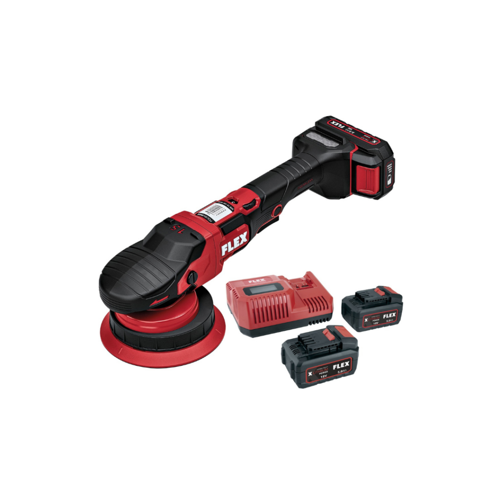 FLEX - XFE 15 - 18.0-EC Set Met Accu excentrische polijstmachine 18,0V - 150mm