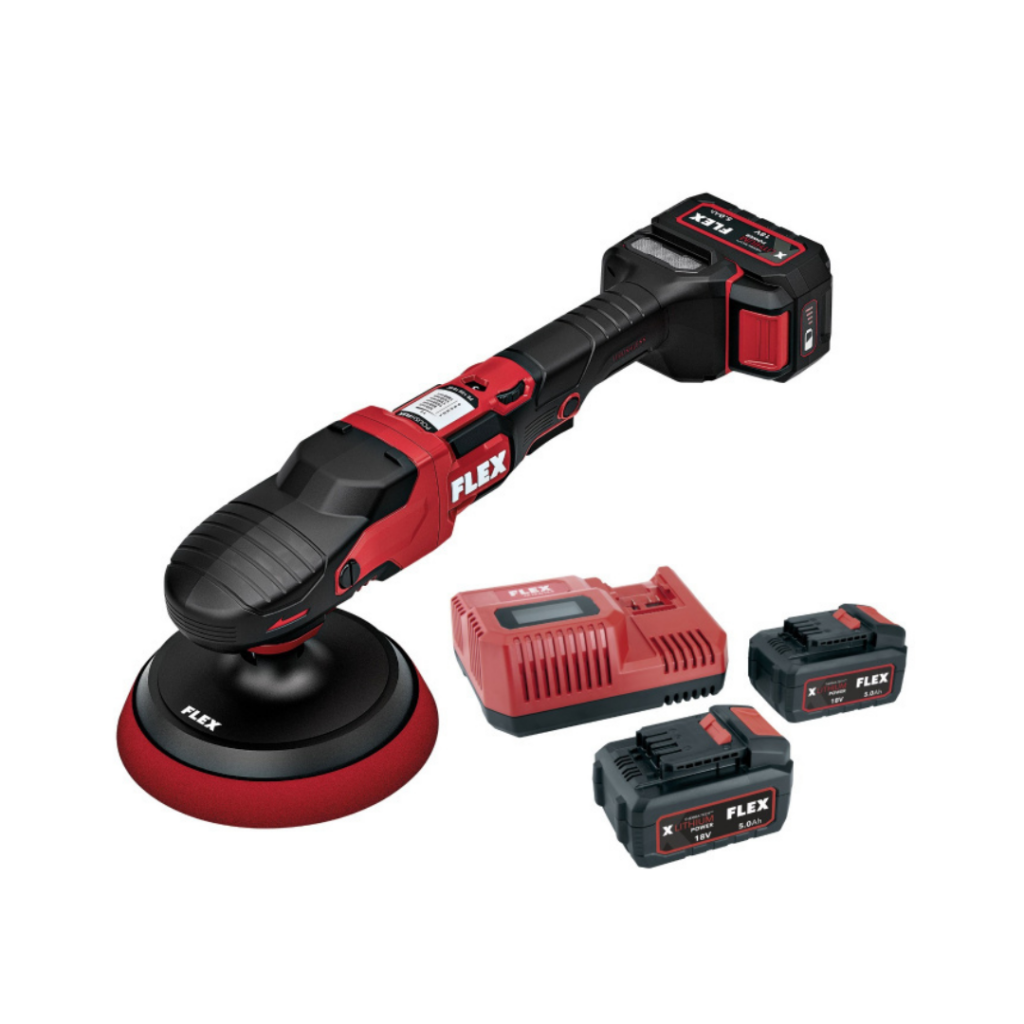 FLEX – PE 150 18.0-EC C Set Met Accu roterende polijstmachine 18,0 V – 150mm