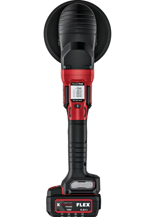 FLEX – PE 150 18.0-EC C Set Met Accu roterende polijstmachine 18,0 V – 150mm