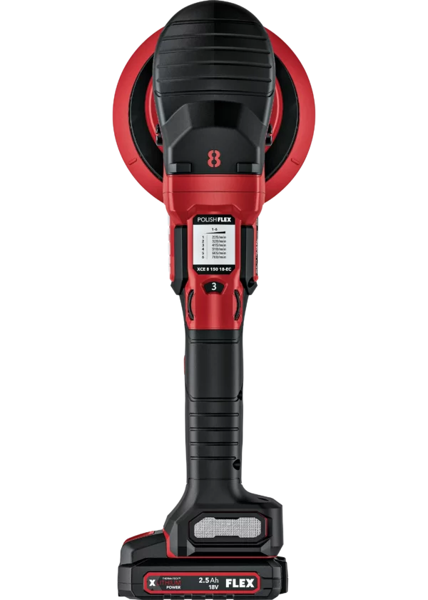 FLEX – XCE 8 150 18.0-EC C Set Met Accu Excentrische polijstmachine met gekoppelde aandrijving 18,0 V
