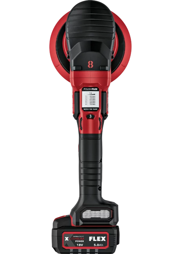 FLEX – XCE 8 150 18.0-EC C Set Met Accu Excentrische polijstmachine met gekoppelde aandrijving 18,0 V