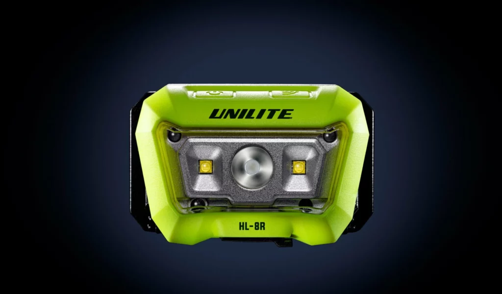 UNILITE - HL-8R - Dual Beam Sensor Headtorch - 475 Lumen