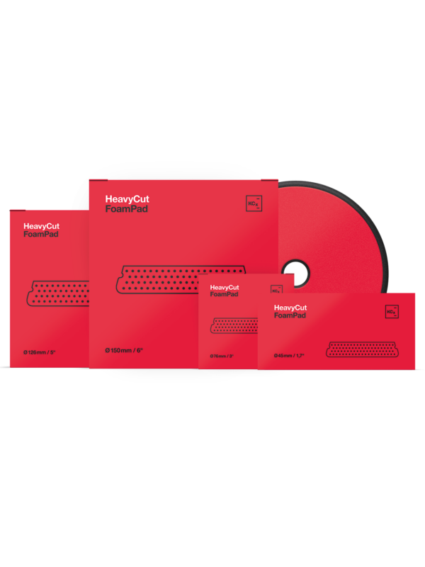 KOCH CHEMIE – Heavy Cut Pad – Rood – New Design