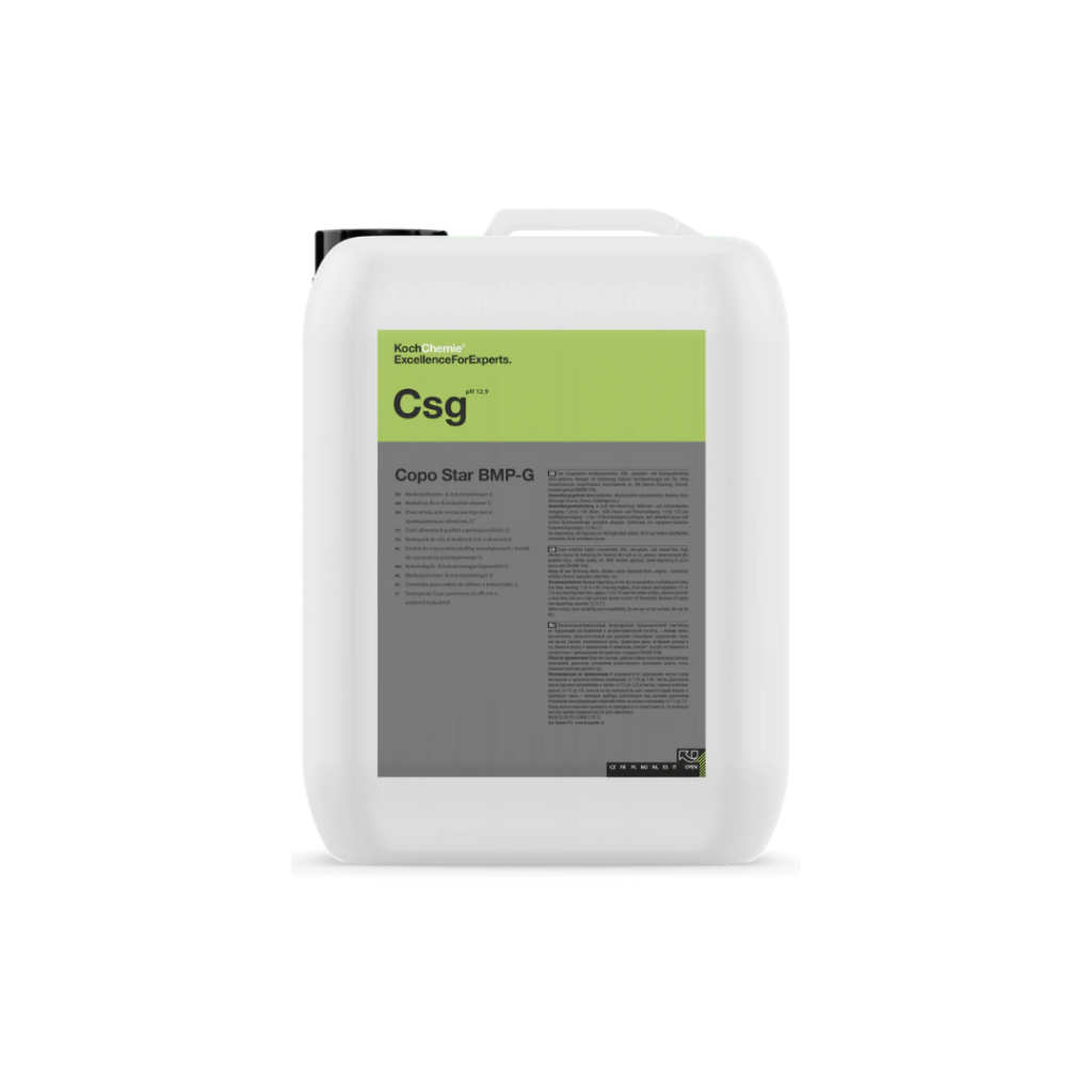 KOCH CHEMIE - Csg - Copo Star BMP-G - Schuimarm - Werkplaatsvloer & Industriereiniger - Motoren - Dekzeilen - Vrachtwagenchassis - 10L