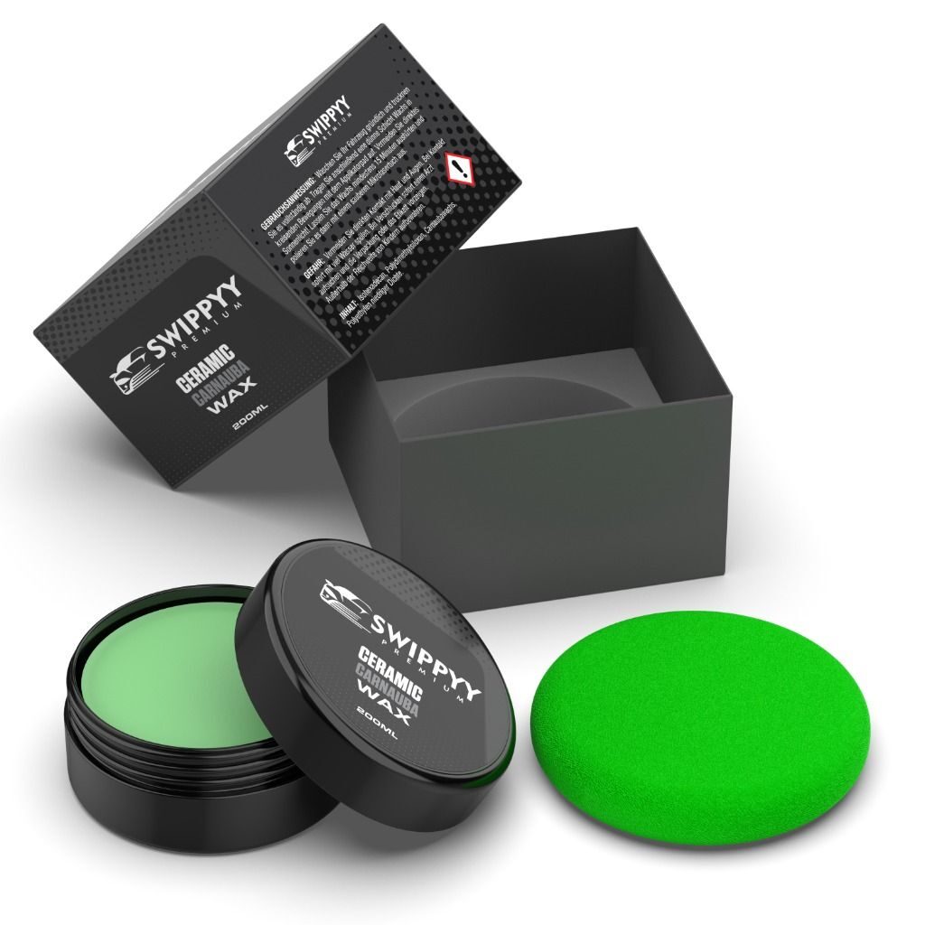 SWIPPY Premium - Ceramic Carnauba Wax - Extreme Beading - Green Apple Fragrance - 200ml