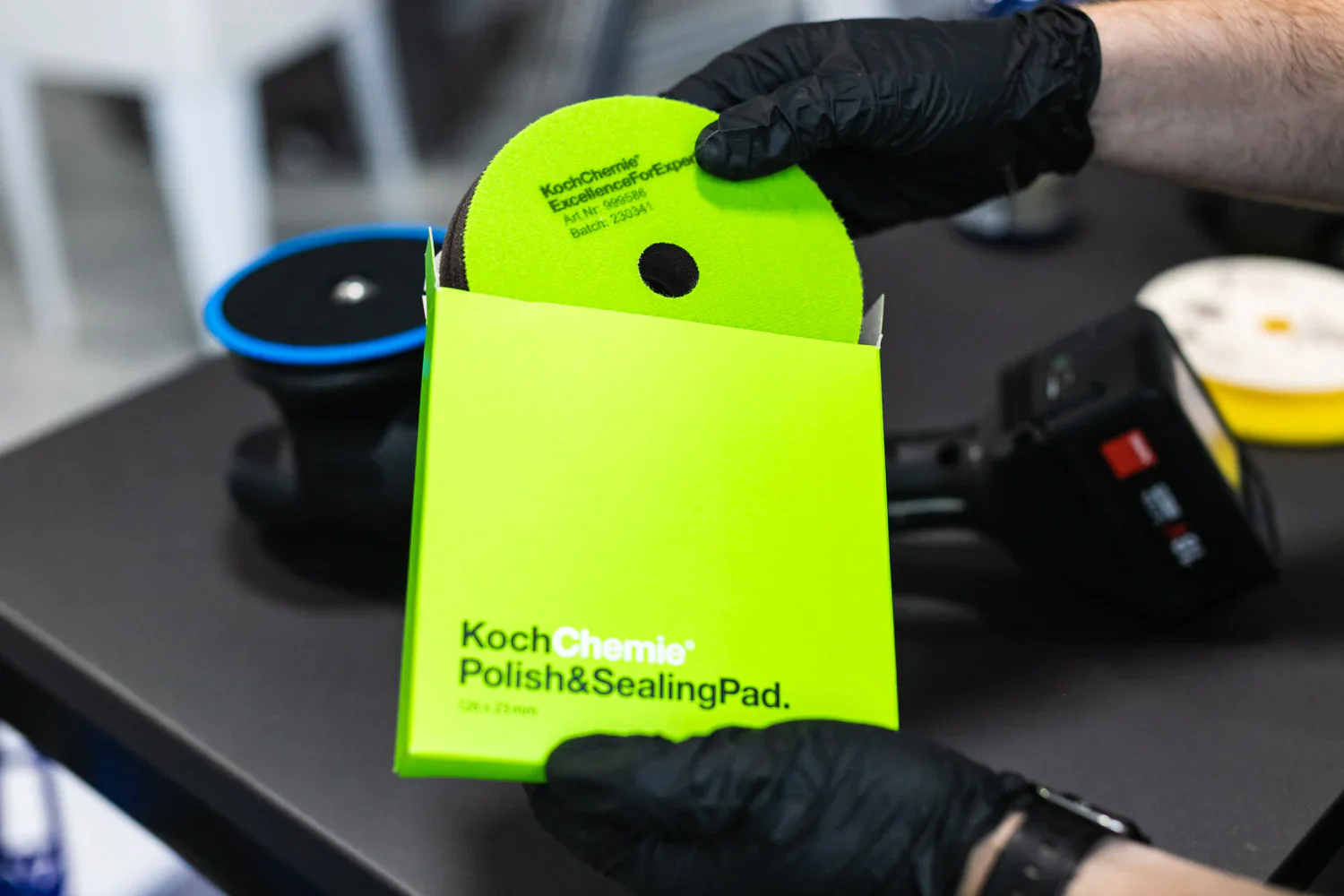 KOCH CHEMIE - Polish & Sealing Foam Pad - Groen - New Design