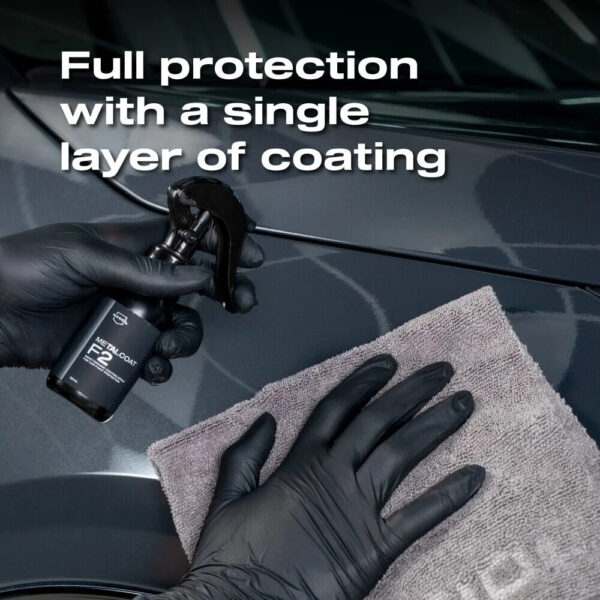 NASIOL – Metal Coat – F2 – Nano Ceramic Coating Spray For Bike, Cars, Trucks And Other Surfaces – 1 Year