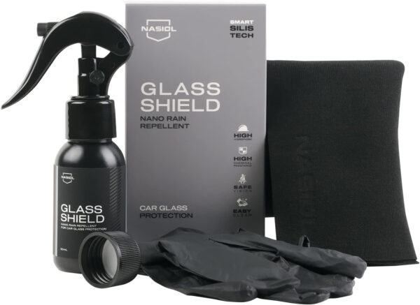 NASIOL – GlasShield – Nano Rain Repellent – Ultra Waterafstotende Glass Coating – 50ml