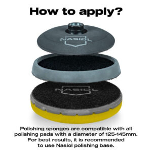NASIOL – Fine Polishing Pad – 150mm – Yellow