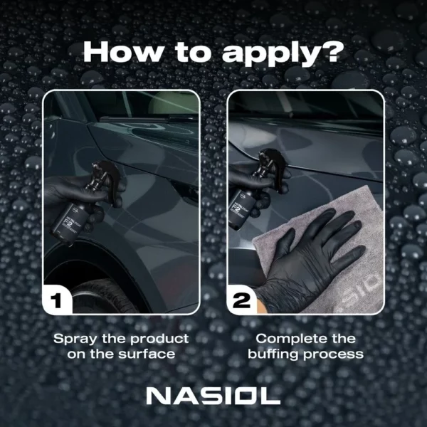 NASIOL – Metal Coat – F2 – Nano Ceramic Coating Spray For Bike, Cars, Trucks And Other Surfaces – 1 Year