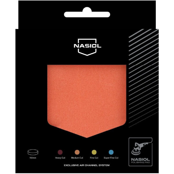 NASIOL – Medium Cutting Pad – 150mm – Orange