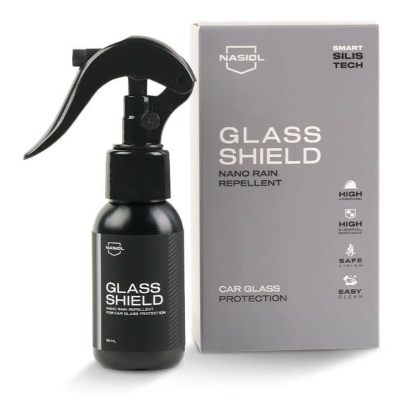 NASIOL – GlasShield – Nano Rain Repellent – Ultra Waterafstotende Glass Coating – 50ml