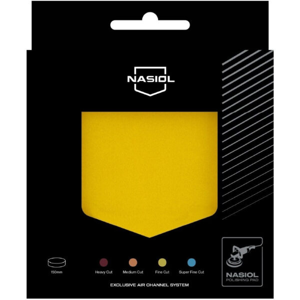 NASIOL – Fine Polishing Pad – 150mm – Yellow