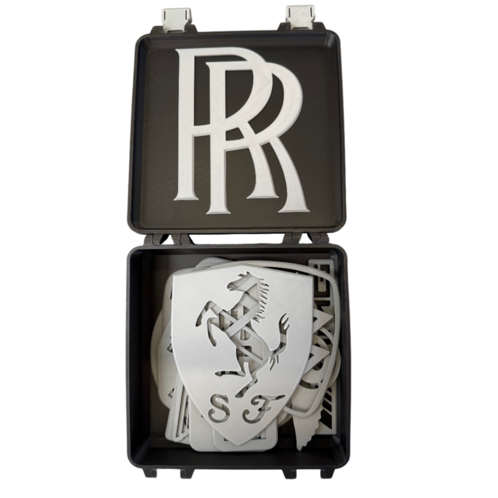 CRIJNS - Logo Box Three ||| 15 Logo's - Ferrari, Lamborghini, Rolls Royce, ...