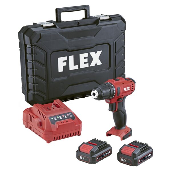 FLEX DD 2G 12-LDBC/2,5 – 12V Schroefboormachine met L-BOXX, Lader en 2 x 2,5Ah Accu’s