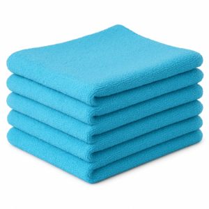 CRIJNS - Glass Towel met OEKO-TEX® certificaat - 40x40cm - Blue - 5-Pack