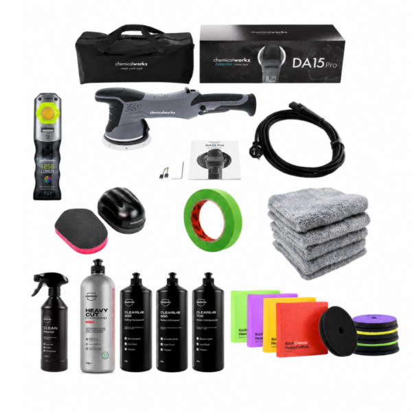 ChemicalWorkz® – DA15 Pro Brushless + Professional Polishing Bundle – 1000ml