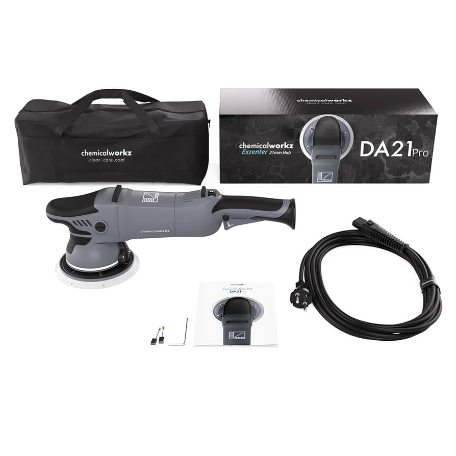 ChemicalWorkz® - DA21 Pro Excentrische Polijstmachine - 150mm - 1000Watt + Draagtas