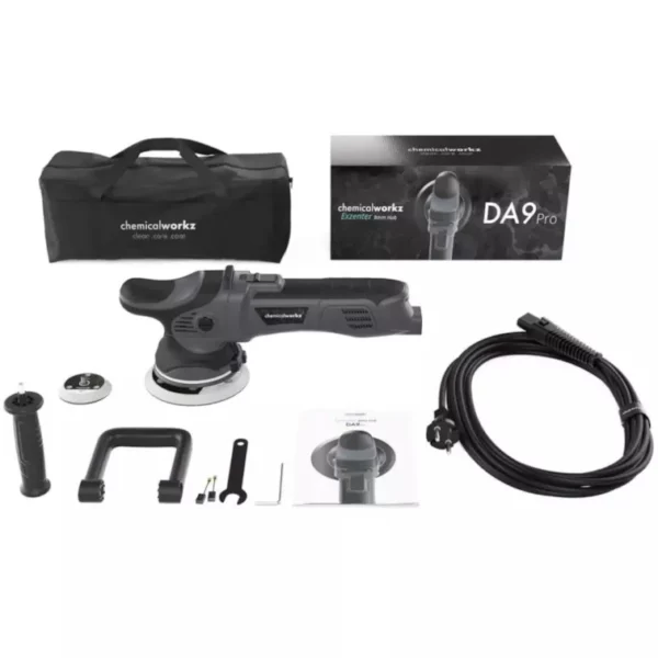 ChemicalWorkz® – DA9 (PRO) Excentrische Polijstmachine – 75mm – 125mm – 750Watt + Draagtas