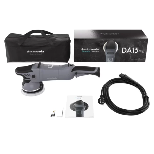 ChemicalWorkz® – DA15 Pro Excentrische Polijstmachine – 125mm – 1000Watt + Draagtas