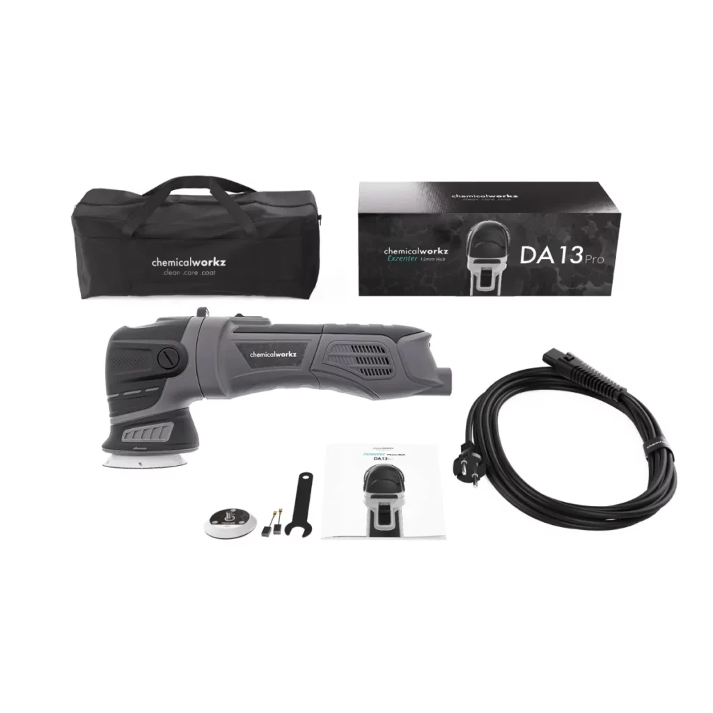 ChemicalWorkz® - DA13 Pro Excentrische Polijstmachine - 50mm - 75mm - 750Watt + Draagtas