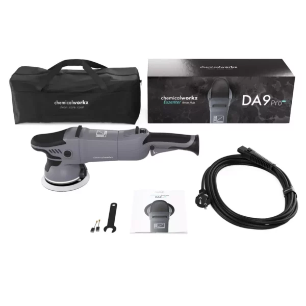 ChemicalWorkz® – DA9 (PRO MAX) Excentrische Polijstmachine – 125mm – 1000Watt + Draagtas