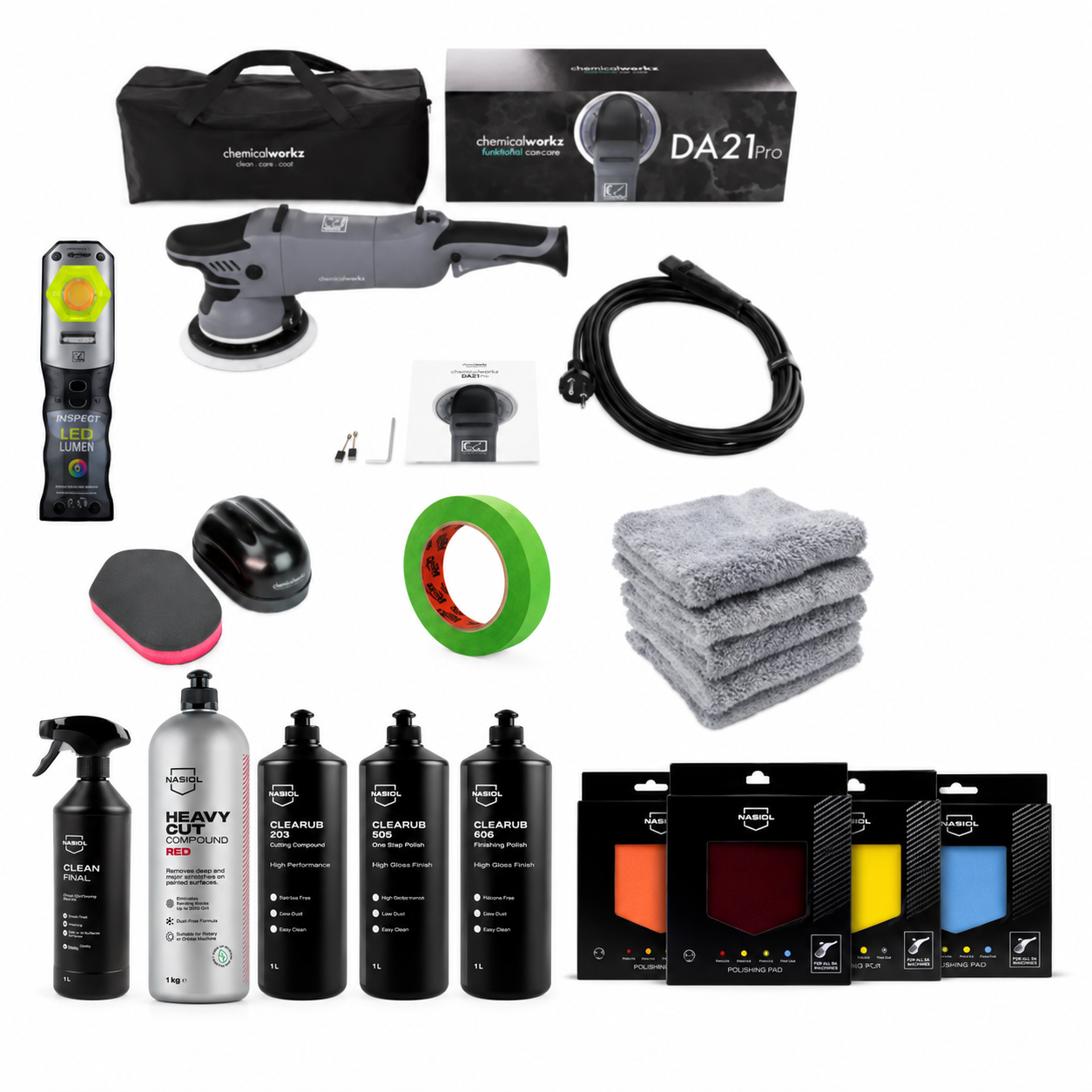 ChemicalWorkz® - DA21 Pro 150mm + Professional Polishing Bundle - 1000ml