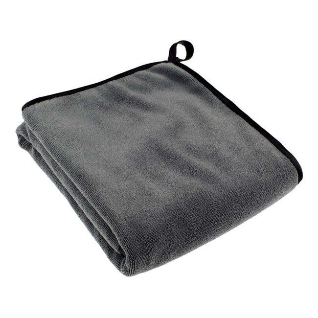 KENOTEK - Droogdoek - Grey With Black Edge - 50x70cm - 600GSM