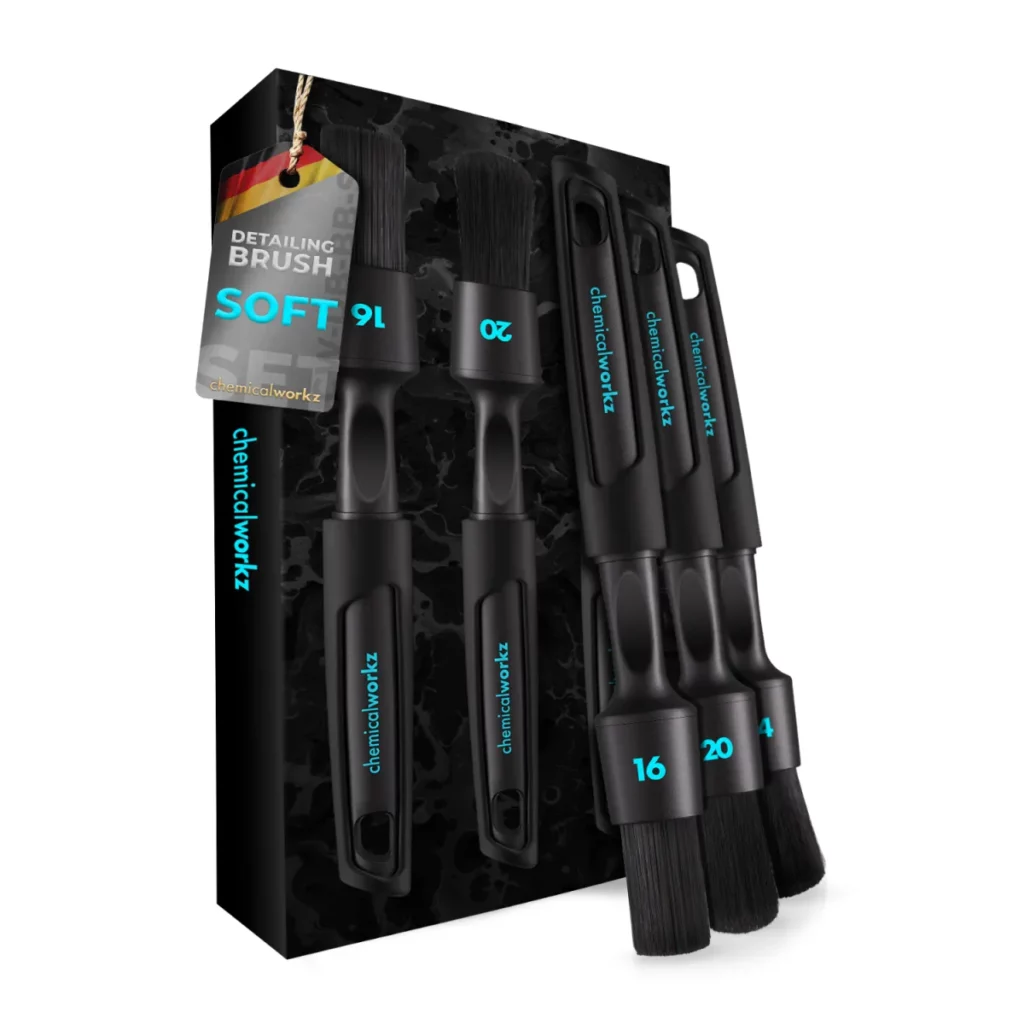 ChemicalWorkz® - Black Boar Brush Set - 3 Items