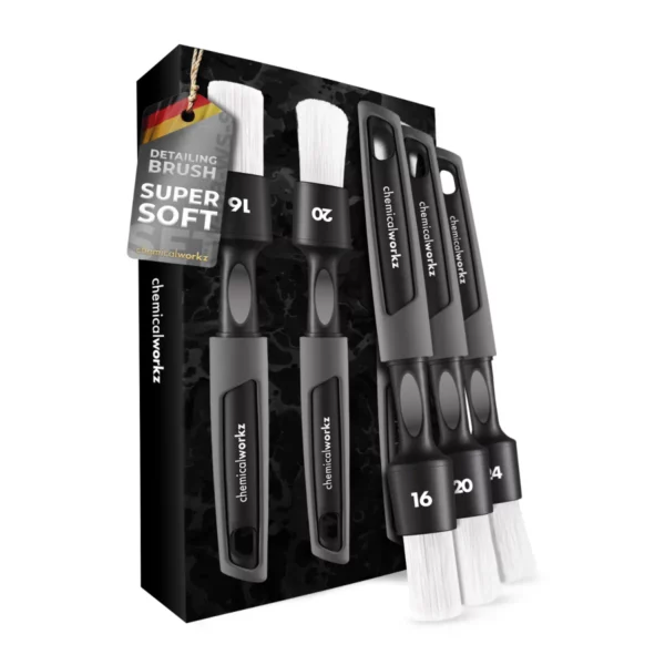ChemicalWorkz® – White Soft Brush Set – 3 Items