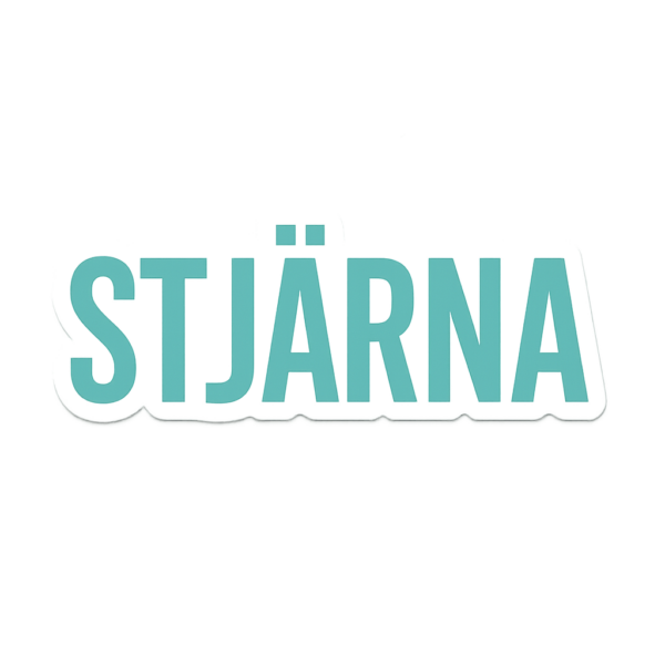 STJÄRNAGLOSS – Sticker Set – STJÄRNA – GLOSS – HJUL