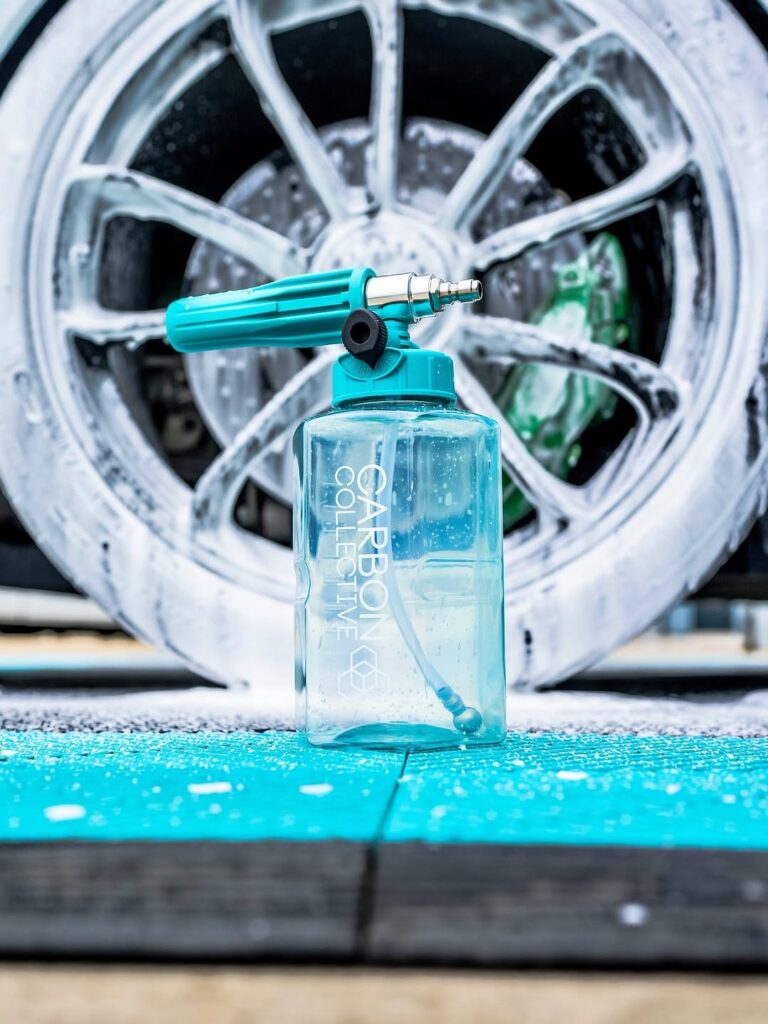 CARBON COLLECTIVE - Ultimate HD Snow Foam Lance - Clear Teal - Transparant Blauw - Diverse Koppelingen