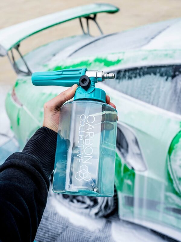CARBON COLLECTIVE – Ultimate HD Snow Foam Lance – Clear Teal – Transparant Blauw – Diverse Koppelingen
