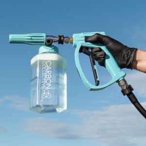 CARBON COLLECTIVE – Ultimate HD Snow Foam Lance – Clear Teal – Transparant Blauw – Diverse Koppelingen