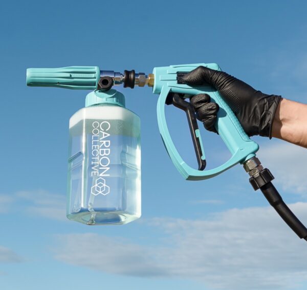 CARBON COLLECTIVE – Ultimate HD Snow Foam Lance – Clear Teal – Transparant Blauw – Diverse Koppelingen