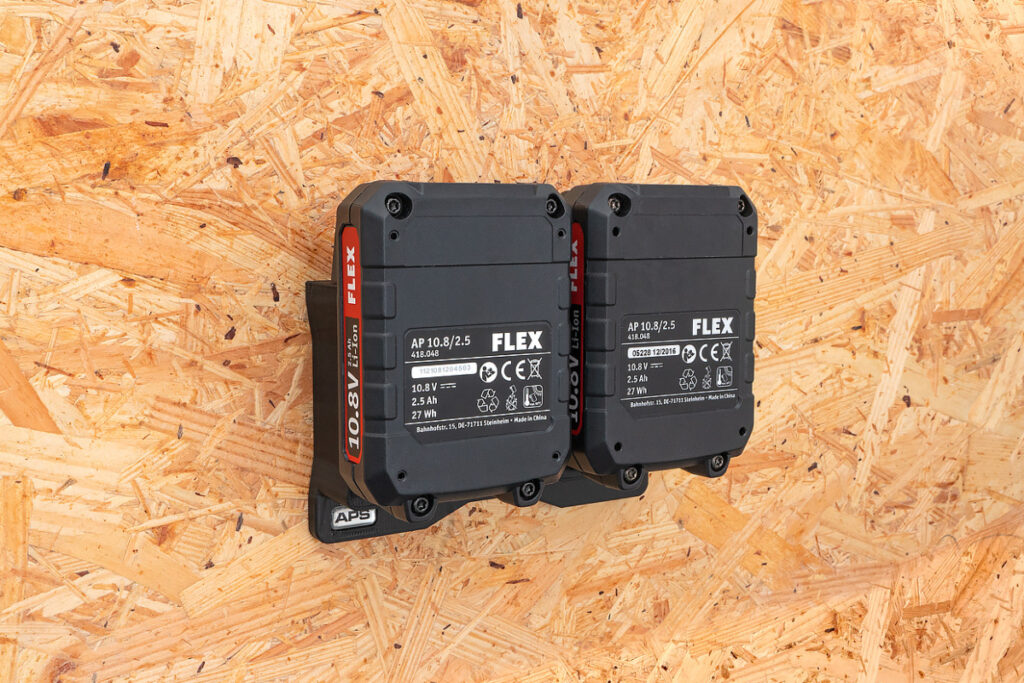 APS - X-ORG HFA10-2 - Batterijhouder met 2 sleuven, geschikt voor Flex 10,8V-batterijen