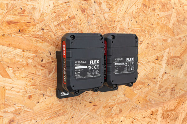 APS – X-ORG HFA10-2 – Batterijhouder met 2 sleuven, geschikt voor Flex 10,8V-batterijen
