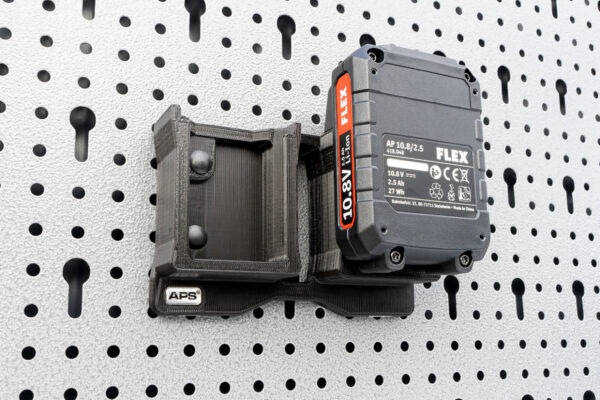 APS – X-ORG HFA10-2 – Batterijhouder met 2 sleuven, geschikt voor Flex 10,8V-batterijen