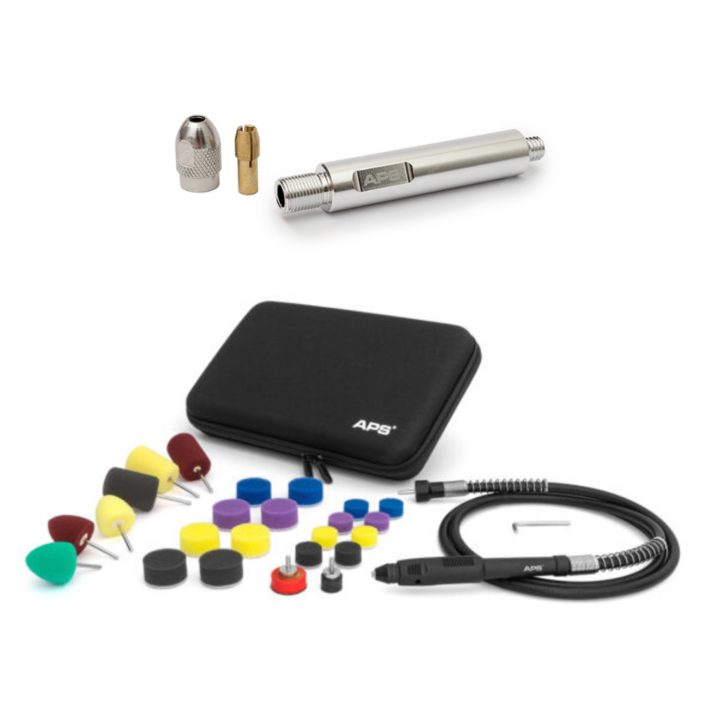 APS - Pro Nano X-Polisher Polishing Kit V² + LVA50 50mm Koppeling Voor Liquid Elements A1000 / ChemicalWorkz Mini Evo