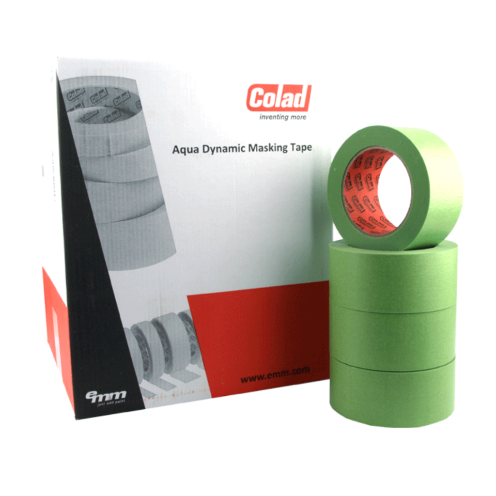 COLAD - Aqua Dynamic - Waterbestendig - Maskeer Tape - 19mm - Doosverpakking - 48 Rollen