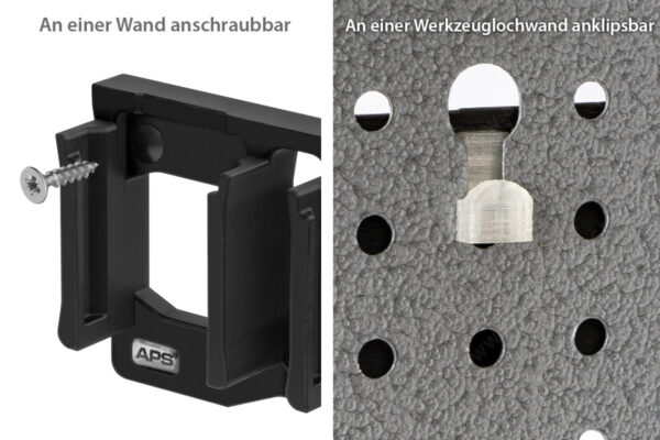 APS – X-ORG HFA10-2 – Batterijhouder met 2 sleuven, geschikt voor Flex 10,8V-batterijen