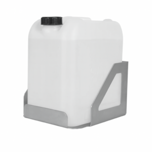 R+M Suttner – RVS Houder tot maximum 25L Bidons – Compact 200×285×310mm