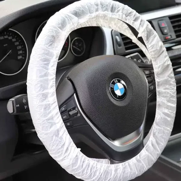 CRIJNS – Steering Wheel Cover – White