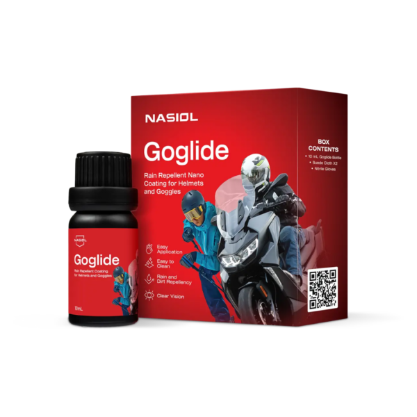 NASIOL – GoGlide – Helmet And Goggle Visor Protection – 10ml