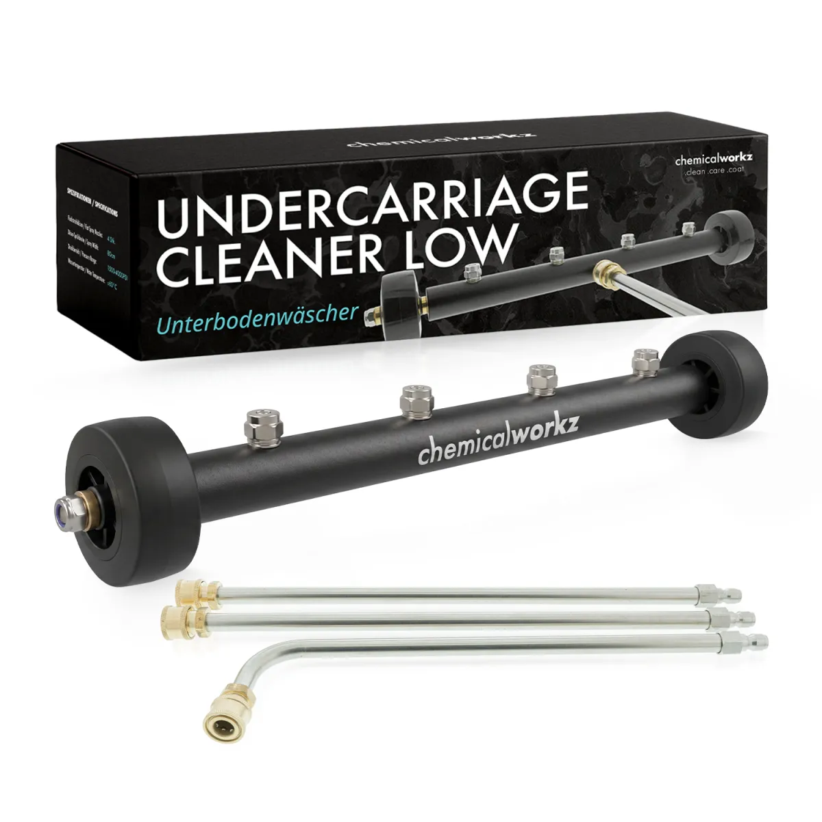 ChemicalWorkz® - Undercarriage Cleaner Low - Diverse koppelingen naar keuze