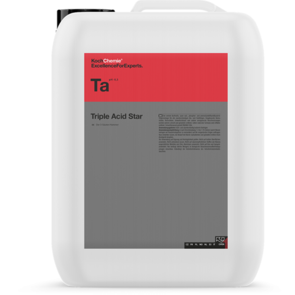 KOCH CHEMIE – Ta – Triple Acid Star – Extreem Krachtige Zure Velgenreiniger – 10L