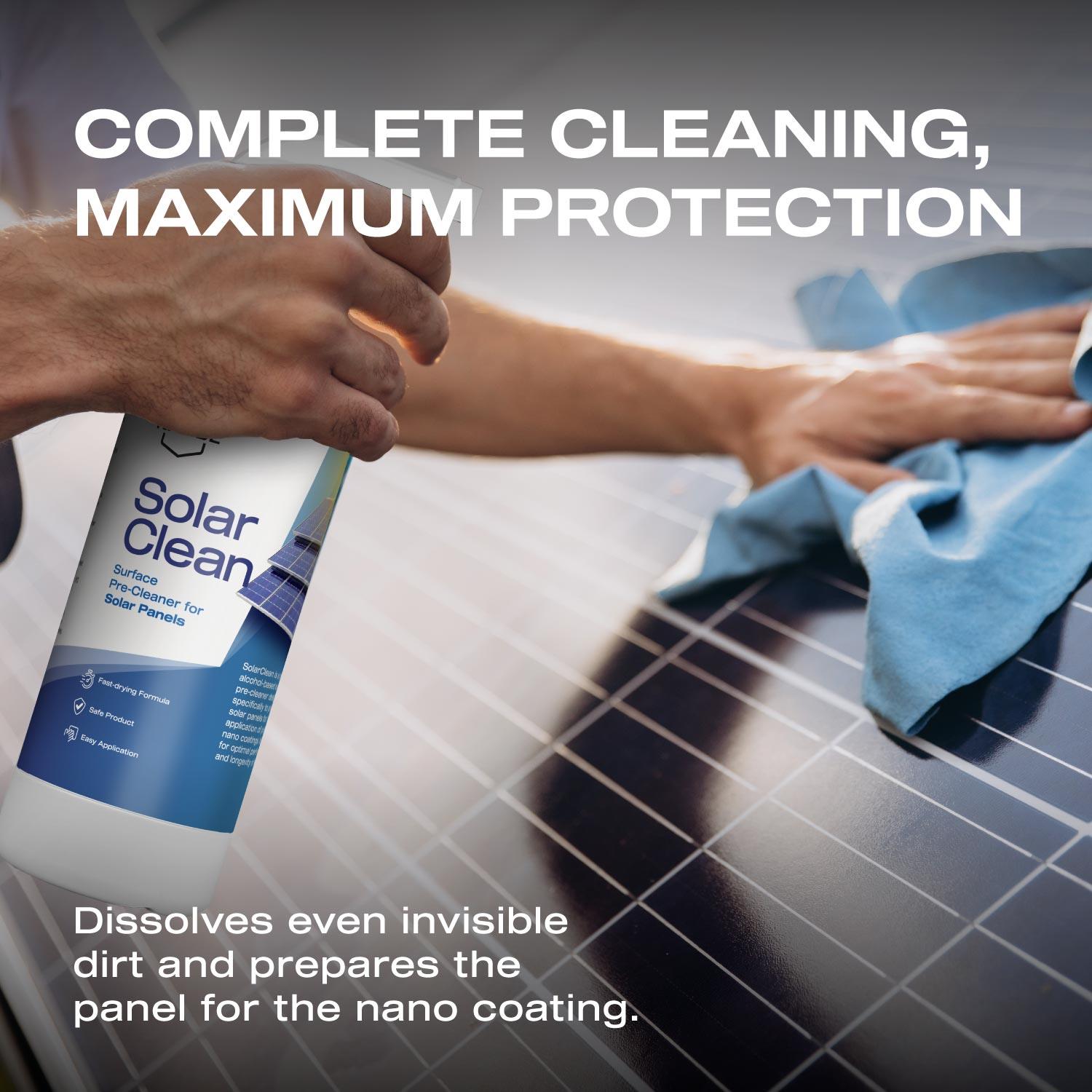 NASIOL - SolarClean – Surface Pre-Cleaner For Solar Panels – 500ml