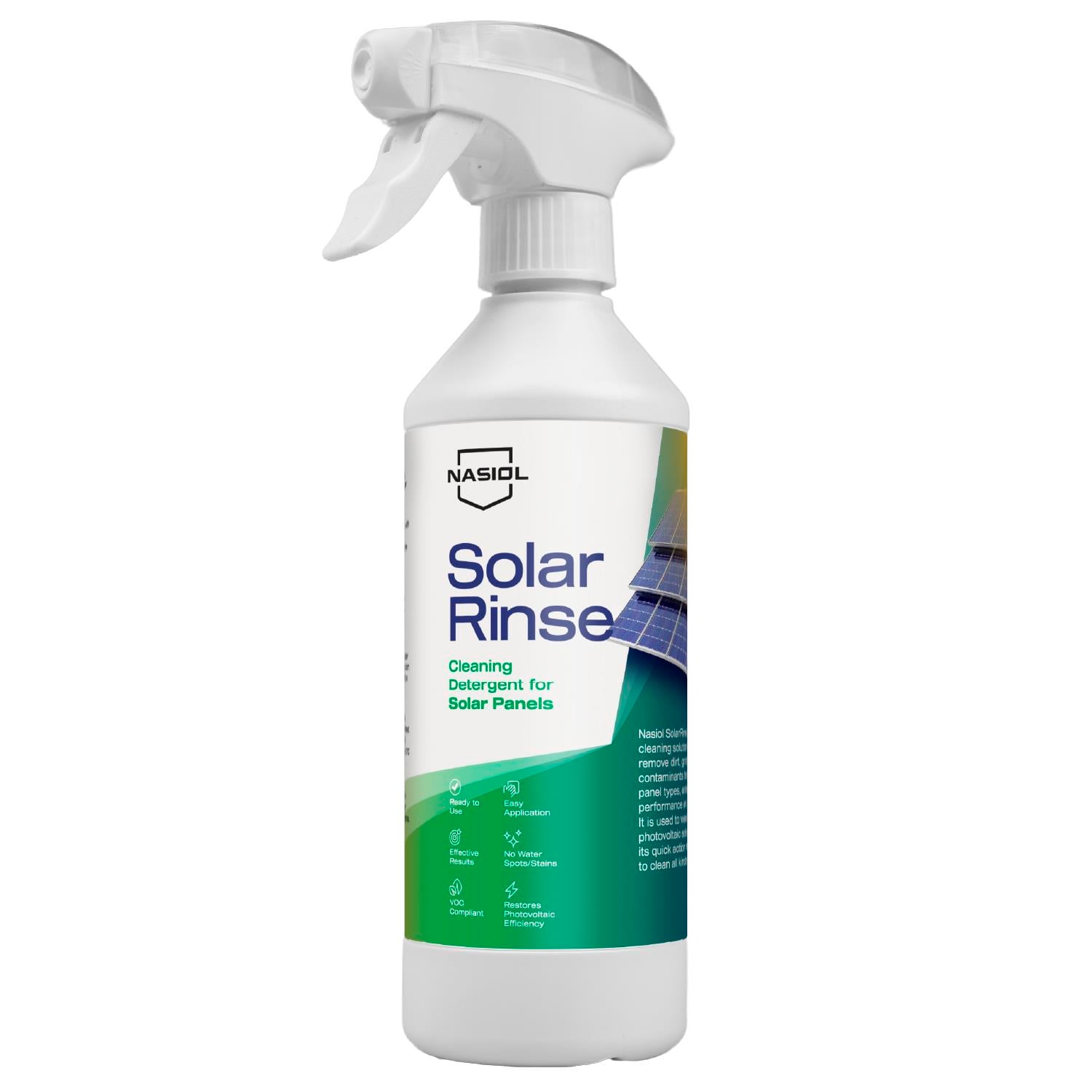 NASIOL - SolarRinse – Cleaning Detergent For Solar Panels – 500ml