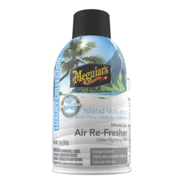 MEGUIARS – Air Refresher – Odor Eliminator – Geurbom – Island Volcano – 57gr